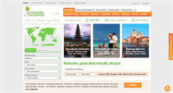 Desktop Screenshot of kelioniuakademija.lt